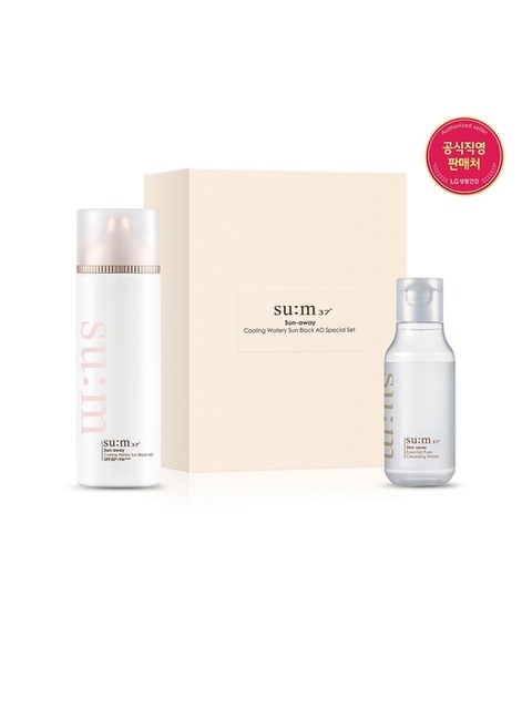 선케어 - 숨37도 (sum37˚) - 선어웨이 쿨링선AD 100ml 증량 기획세트