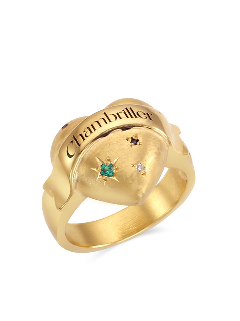 주얼리 - 샴브리에 (Chambriller) - Multi Color Heart Ring