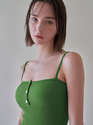Cozy knit one piece swimsuit _Forest Green