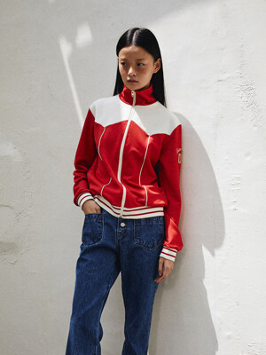 Western Chain Track Jacket (Red)