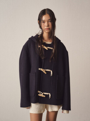 Daydreamer Cashmere Melton Half Duffle Coat