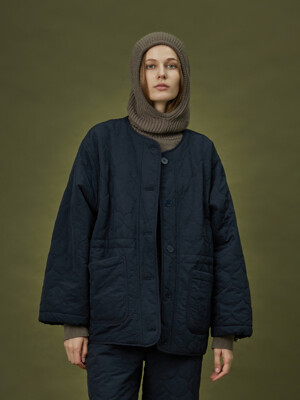 [RENEWAL]QUILTING PADDING JACKET_navy (women)