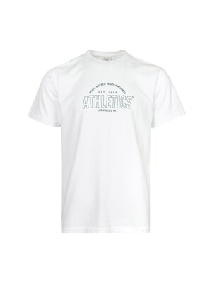 스포티앤리치 ATHLETICS 티셔츠 화이트 TS465WH