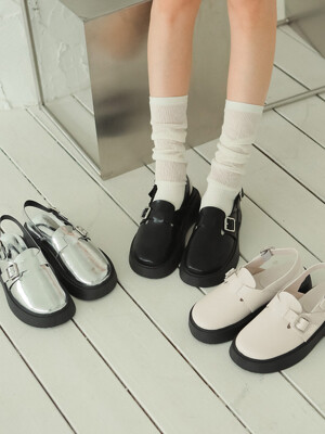 fel3072 Platform buckle clog _ 3colors