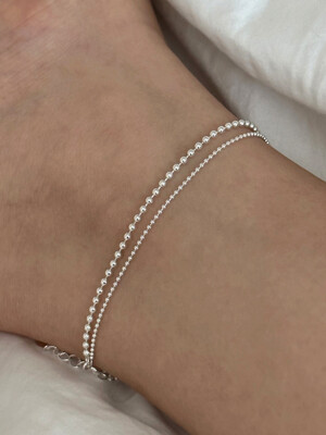 Ball chain anklet