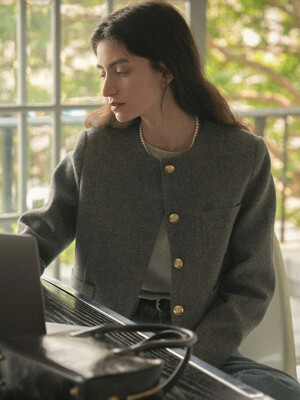 Stella wool jacket_Gray