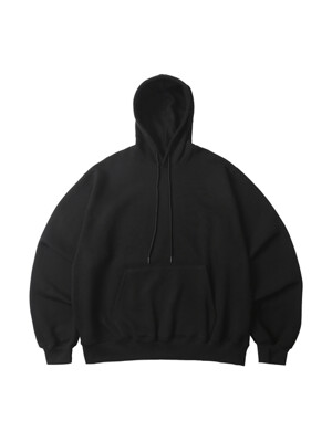 ECO COTTON SWEAT HOODIE (BLACK)