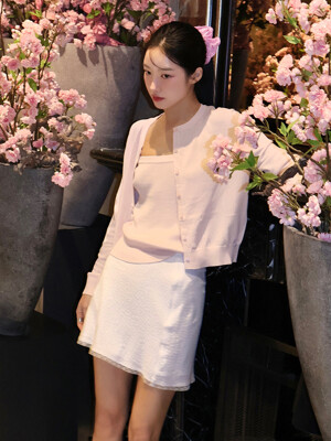 [단독][SET] Luisa U-Neck Cardigan Set (3col)