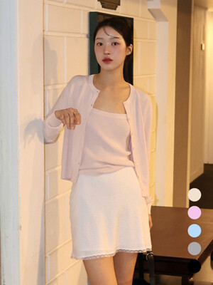 [SET][오늘출발][NEW컬러추가] Luisa U-Neck Cardigan Set
