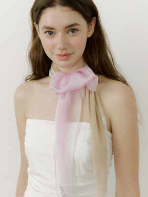 shine chiffon silk scarf(2colors)