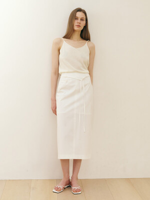 Strap Midi Skirt_2color