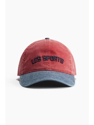 디자인 코튼 캡 레드/Les Sports 1275748005