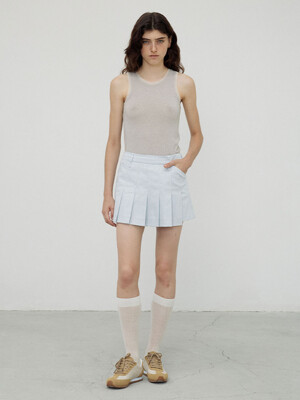 No.2 Pleats Shorts, Iceberg