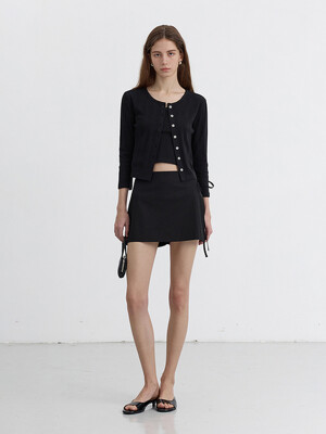 MINI SKIRT BLACK_UDSK5B232BK