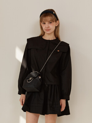 ANC NYLON MINI SHOULDER BAG_BLACK