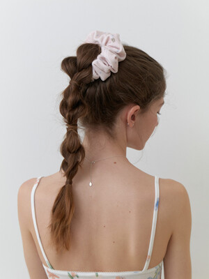 Carry Barrette Terry Flower Scrunch