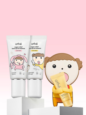 아떼 마루는강쥐 톤업 선 에센스 50ml SPF50+ PA++++ (라이트핑크/라이트베이지)