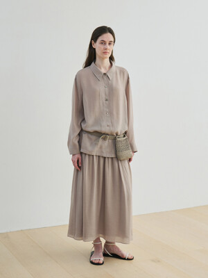 lyocell shirt (beige)