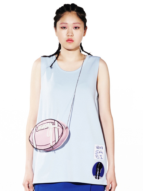 [NINEONETWO나인원투]WASABI GUMBALLS TANK_SKYBLUE [W CONCEPT]