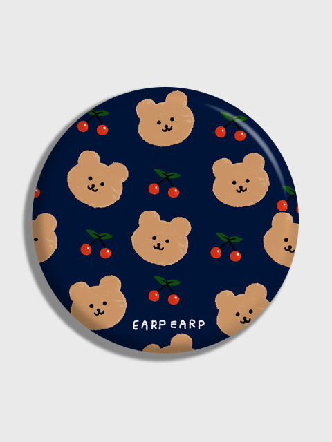 기타소품 - 어프어프 (EARP EARP) - Dot cherry bear-navy(거울)