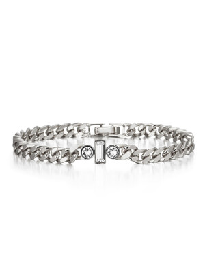 KATE baguette bracelet-silver