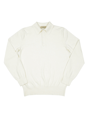 14gg Polo Collar Knit (Ivory)