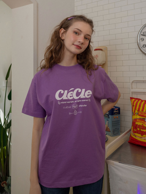 total logo tee (purple)