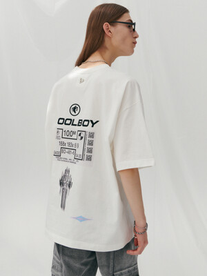 [Tool Boy x DNSR] 큐알코드 티셔츠 (White)