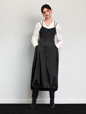 Hush String Dress_Black