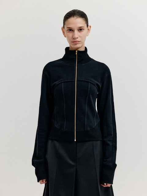 コート [EENK]VARISSA Velvet Down Coat - Black VARISSA Velvet Down Coat - Black : EENK SHOP