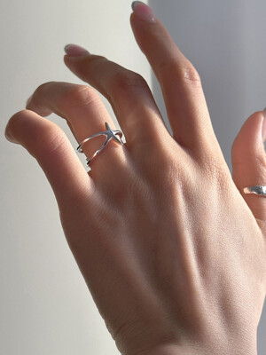 [925silver] Starfish ring