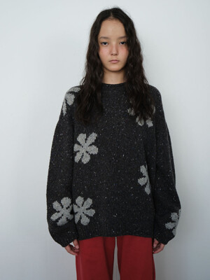 The Daisy Sweater Grey_F234KN01