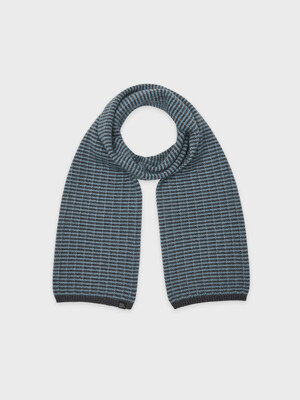 Fox Stripe Muffler (Lake Blue)