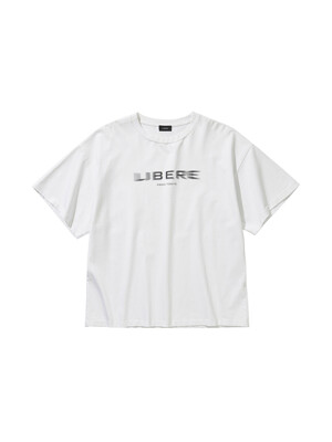 BLUR LOGO SS T SHIRT / WHITE