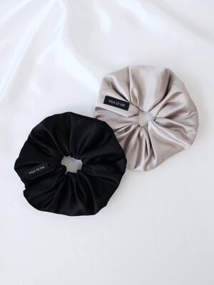 GLAM SILK SCRUNCHIE (2colors)