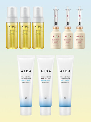 [레티놀 진정 선케어 3개 set] 히알선 + 레티놀앰플 30ml + 진정토너