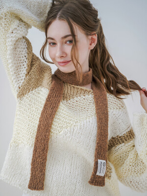 sweet skinny kinit muffler 3colors