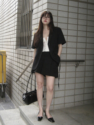 엠마 린넨 턱 쇼츠 팬츠 / EMMA LINEN TUCK SHORT PANTS_3colors