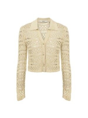 Patterned See-through Knit Cardigan VK5MD804_2color