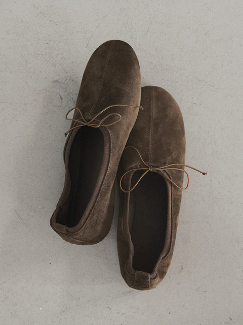 엘바 [New 스웨이드추가][단독]Elba Lacet Flat 라세 양가죽 플랫 4colors