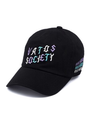 OBLIQUE WASHED BASEBALL CAP BLACK