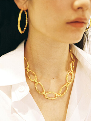 Elo chain necklace Gold