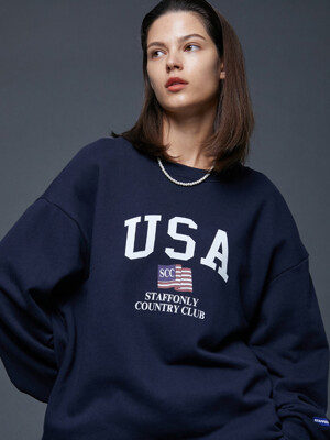 USA SWEATSHIRTS (NAVY)