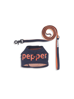 Pepper Cotton Harness Set Navy