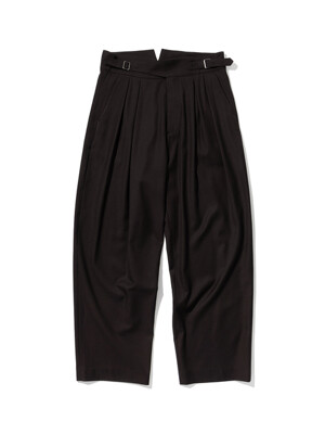 wool gurkha trouser wine