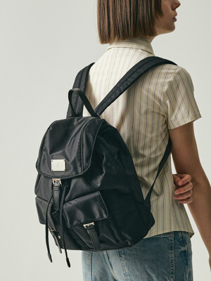 SYMBOL NYLON BACKPACK [BLACK]