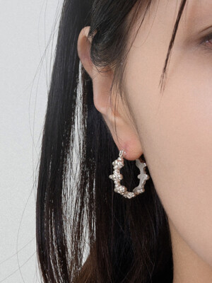 Plump hoop earring 플럼프 후프 이어링