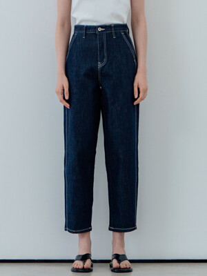 Tapered Denim Pants_Indigo