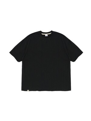 VINTAGE P. DYEING CUT-OUT BOX 1/2 TEE (Black)