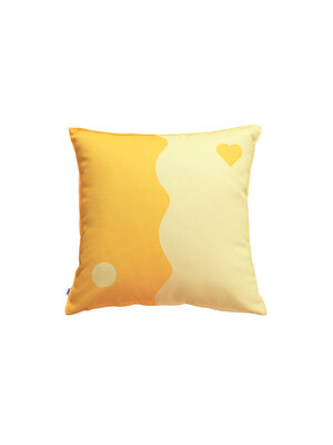 [솜포함] Heart yinyang cushion (4color)